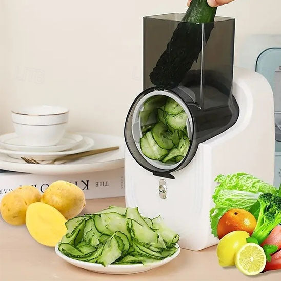 coupe legume electrique met concombre rondel
