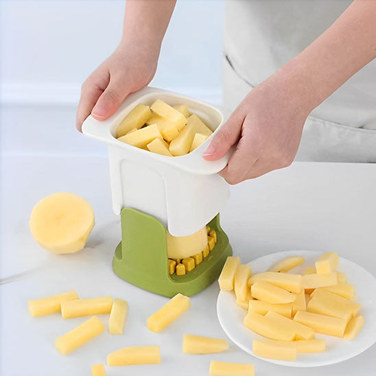 coupe legume entoure de frite coupe