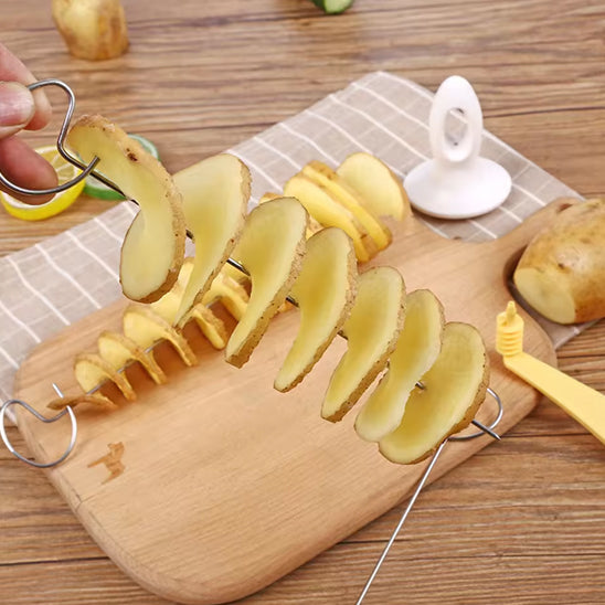 coupe legume pomme de terre spiral