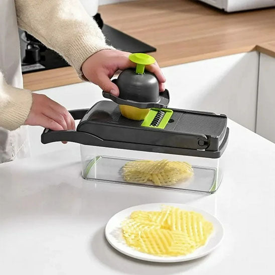 coupe legume travail patate en chips