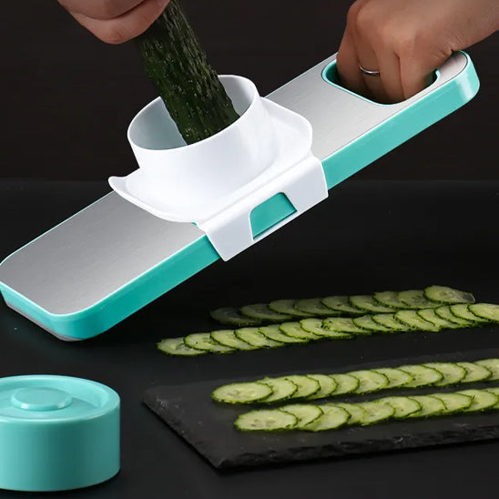 mandoline cuisine coupe concombre rondelle