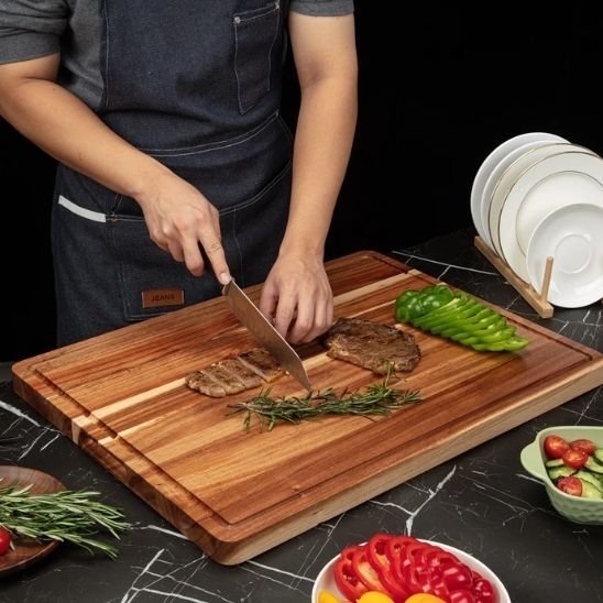 Planche à découper | Écologique Bois Massif™ - actedecuisine.com