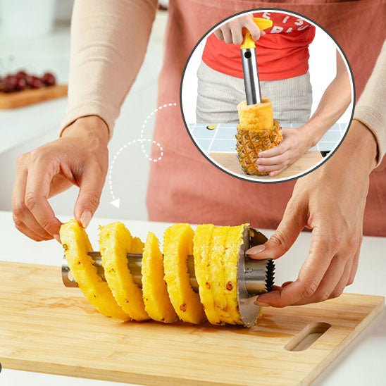 Coupe ananas | PineSlice Pro™ - actedecuisine.com