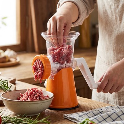Hachoir à viande manuel | Robuste Pro™ - actedecuisine.com
