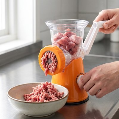 Hachoir à viande manuel | Robuste Pro™ - actedecuisine.com