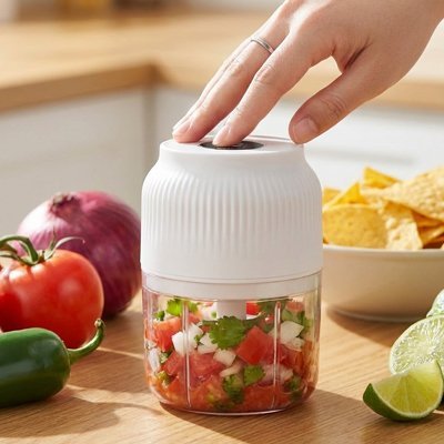 MINI HACHOIR ELECTRIQUE | Rapide et Pratique™ - actedecuisine.com
