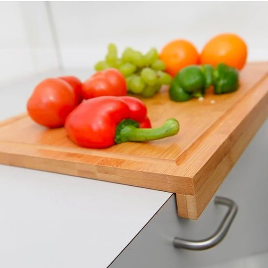 Planche à découper en bois | EcoRobuste™ - actedecuisine.com